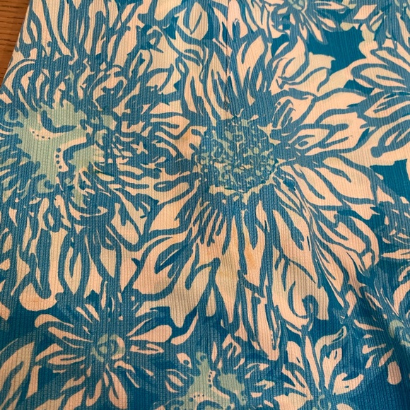 Lilly Pulitzer Blue and White Floral Mini Skort Dress, Size 2 - Picture 10 of 15